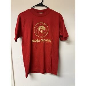 Vintage 1993 MGM Grand Las Vegas Lion Emblem Embroidered Size Small Rare Old
